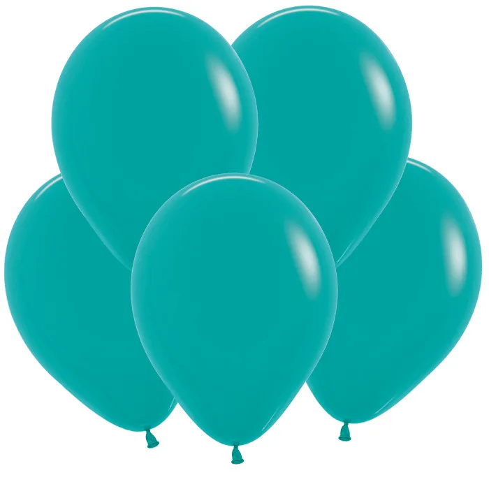 S Пастель 5"/13см Бирюзовый / Turquoise Green / 100 шт. / (Колумбия)