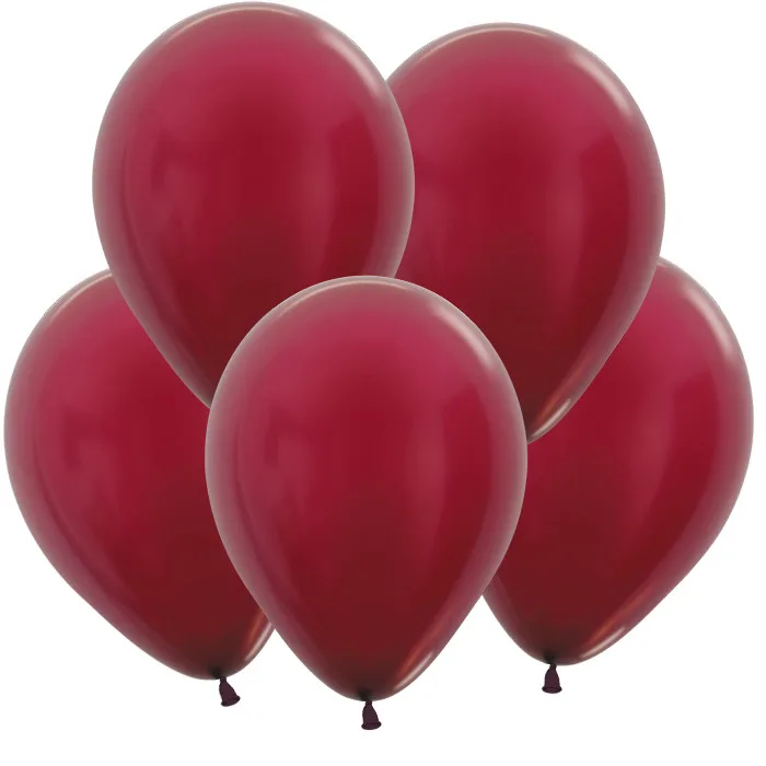 S Метал 12"/30см Бургундия / Burgundy / 50 шт. / (Колумбия)