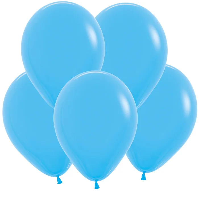 S Пастель 18"/44см Голубой / Blue/ 25 шт. / (Колумбия)