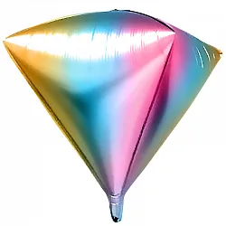 F 27''/69 см Алмаз,Нежная радуга, 1 шт.(Китай)