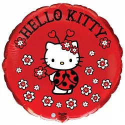 И 18"/46см Круг ХК Божья коровка/ HK Lady Bug/1 шт / (Испания)