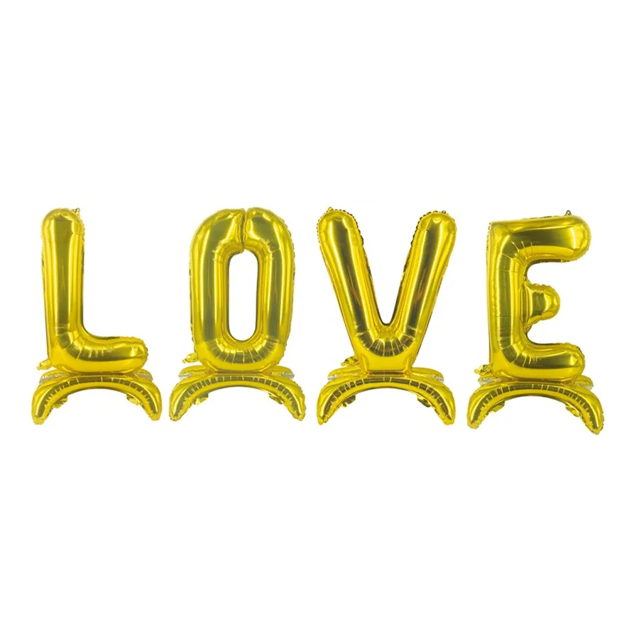 К 34" Буквы LOVE золото 85 см (Китай)