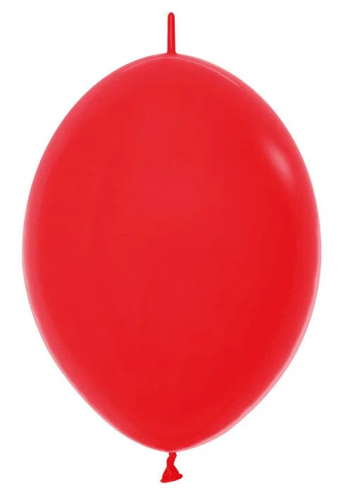 S Линколун Пастель 6"/15см Красный / Red / 100 шт. / (Колумбия)