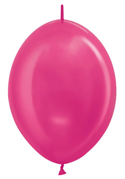 S Линколун Метал 12"/30см Фуксия / Fuchsia / 100 шт. / (Колумбия)