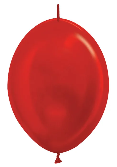 S Линколун Метал 12"/30см Красный / Red / 100 шт. / (Колумбия)