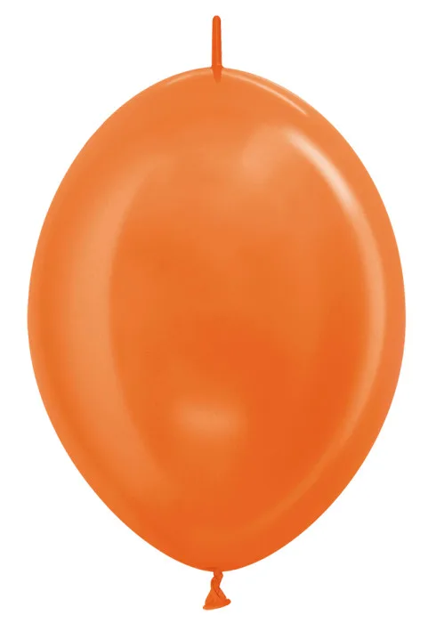 S Линколун Метал 12"/30см Оранжевый / Orange / 100 шт. / (Колумбия)