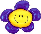И 41 Цветочек (солнечная улыбка) фиолетовый / Flower / 1 шт / (Испания)
