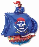 И 41 Пиратский корабль (синий) / Pirate Ship / 1 шт / (Испания)