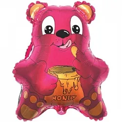 И 14 Медвежонок с мёдом (фуксия) / Bear Honey/ 1 шт / (Испания)