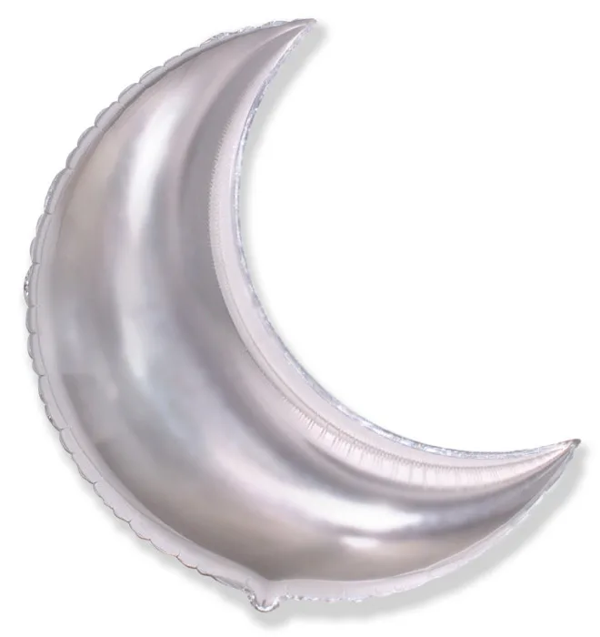 И 36"/89см Полумесяц  Серебро / Crescent Moon / 1 шт / (Испания)