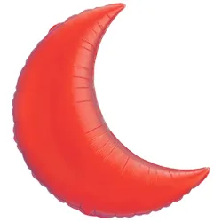 И 36"/89см Полумесяц  Красный / Crescent Moon / 1 шт / (Испания)