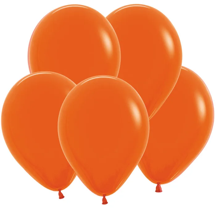 S Пастель 5"/13см Оранжевый / Orange / 100 шт. / (Колумбия)