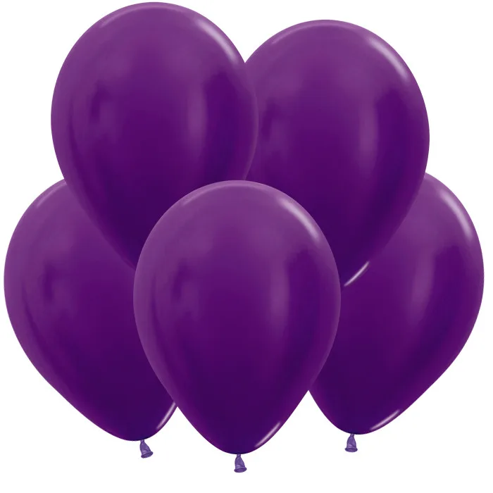 S Метал 12"/30см Фиолетовый / Violet / 100 шт. / (Колумбия)