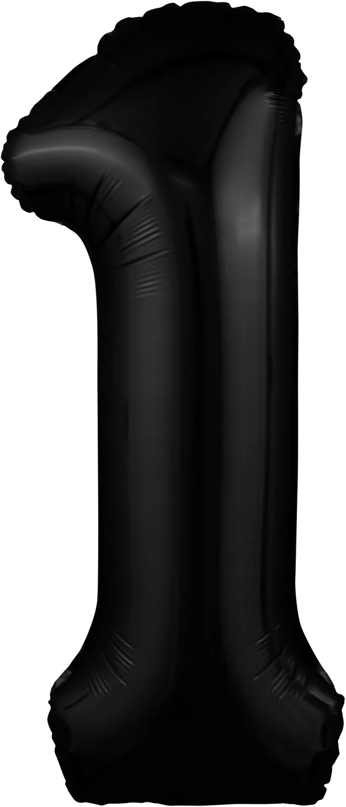 Р 40"/102см Цифра "1" Slim, Черный/ 1 шт / (Россия)