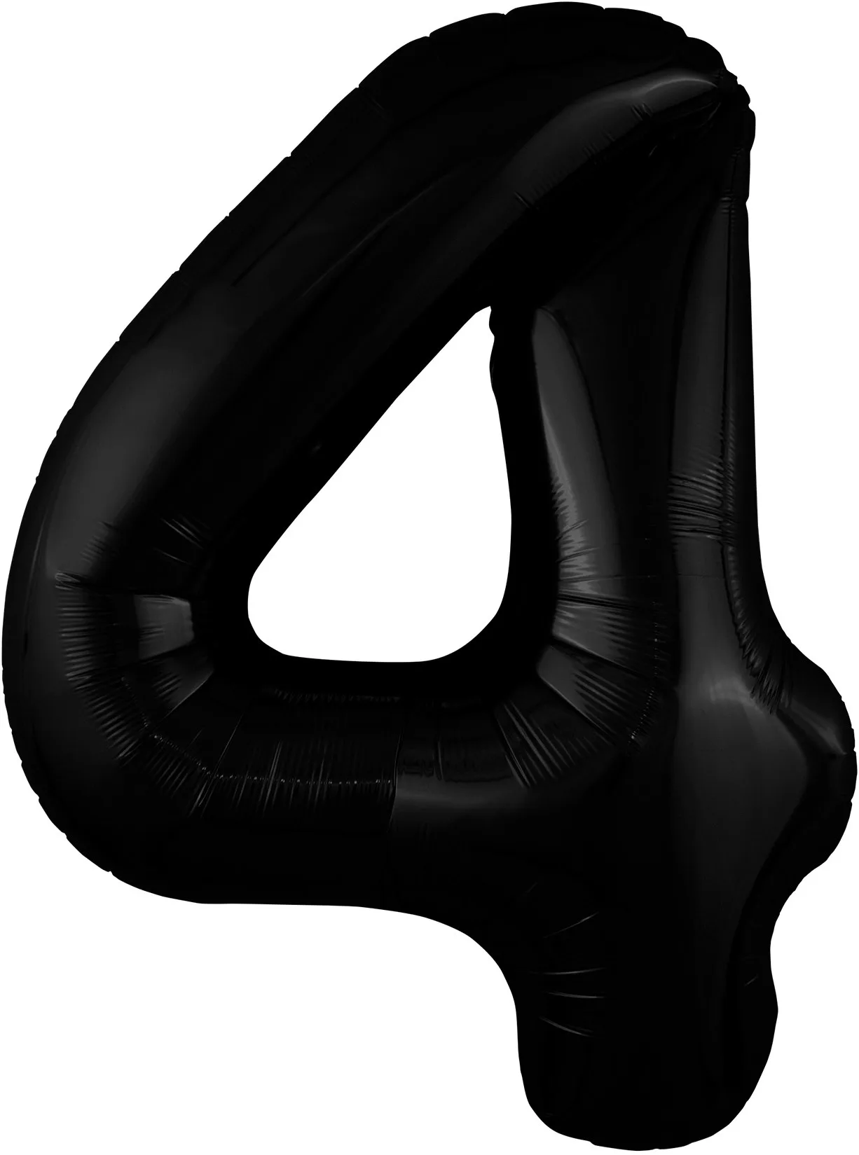 Р 40"/102см Цифра "4" Slim, Черный/ 1 шт / (Россия)