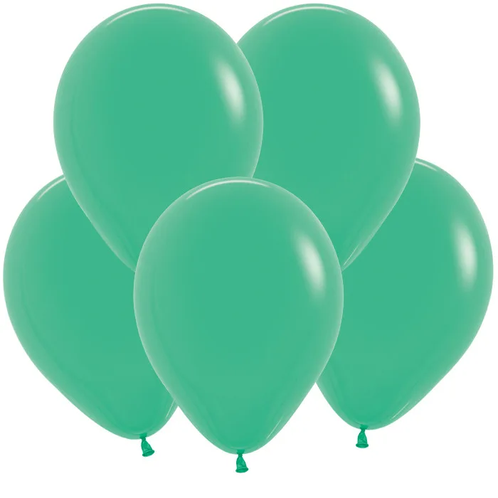 S Пастель 10"/25см Зелёный / Green / 100 шт. / (Колумбия)