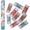 Пневмохлопушка 40см.  в метал. тубе Рублевый Бум ( Пати)