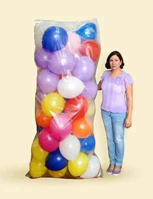Пакет для транспортировки надутых шаров / Balloon PE Bag / 1.2*2.42 м/ 1 шт. (Китай)