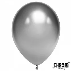 К 12"/30см Серебро, Хром, 50 шт.(Китай)