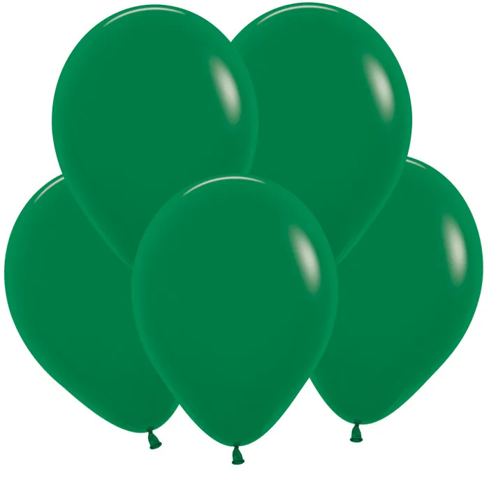 S Пастель 12"/30см Тёмно зелёный / Forest Green / 50 шт. / (Колумбия)