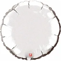 И 18"/46см Круг Серебро / Rnd Silver / 1 шт / (Испания)