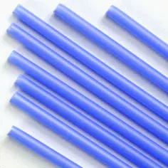 Трубочка полимерная для шаров СИНЯЯ / 100 шт /