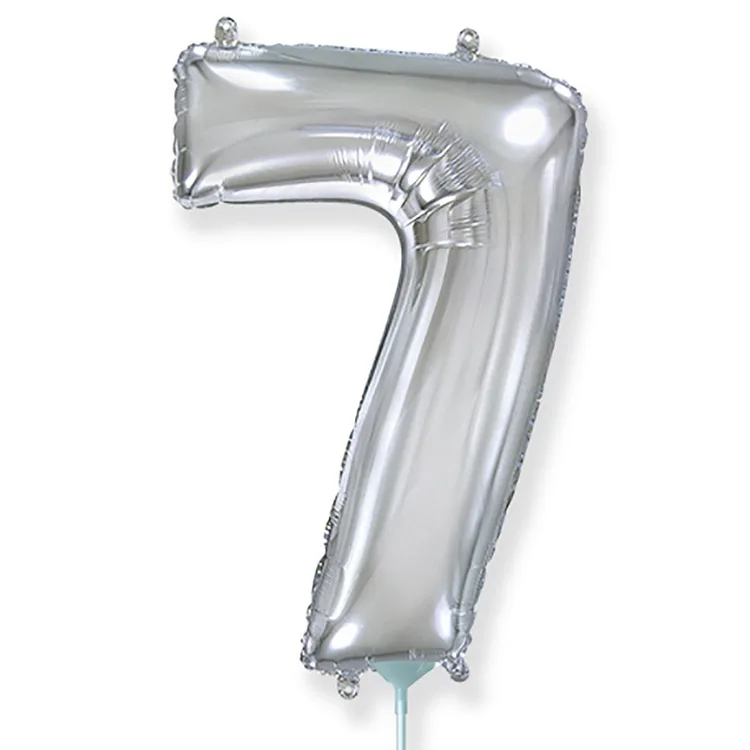 И 16"/41 см Цифры "7" Silver / 1 шт. / Испания /