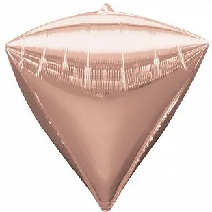 А 17"/43*38 см Алмаз 3D Роза Голд / Rose Gold